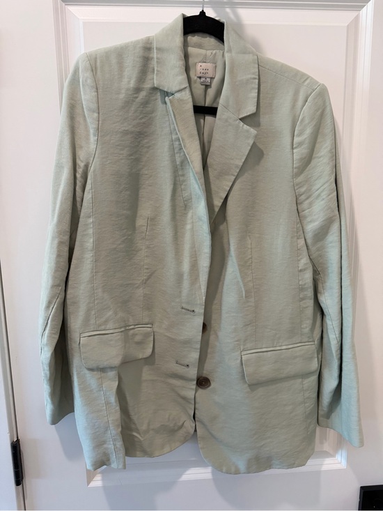 a new day Jackets & Blazers - a new day Light Mint Green Single-Breasted Blazer